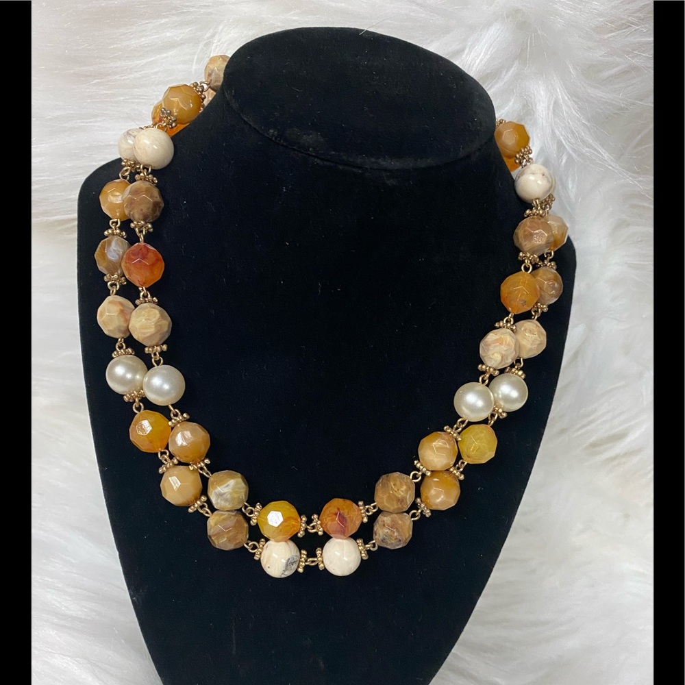 Pretty Brown Bead Necklace